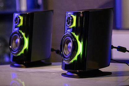 OXS Thunder Duo Dolby Atmos 3.1.2 Bluetooth Bookshelf Speakers