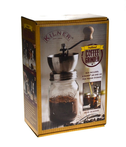 Kilner Traditional Coffee Grinder - Silver