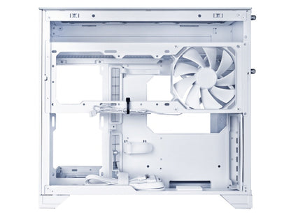 Lian Li O11 Vision-M Compact Tempered Glass Dual-Chamber Micro-ATX Case - White