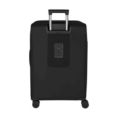 Victorinox 7.0 Werks Traveller Expandable Softside Suitcase Luggage M Black Medium