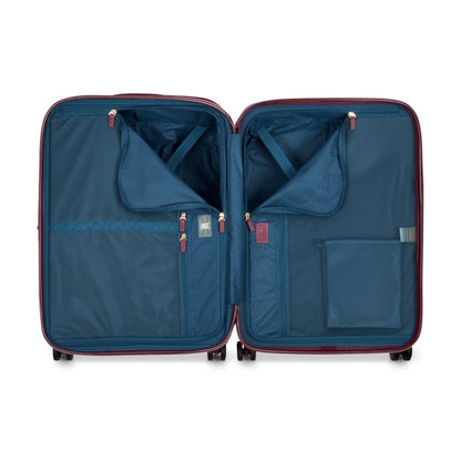 Delsey Chatelet Air 2.0 Checked-In Luggage Suitcase W/ TSA Lock Burgundy 66 cm