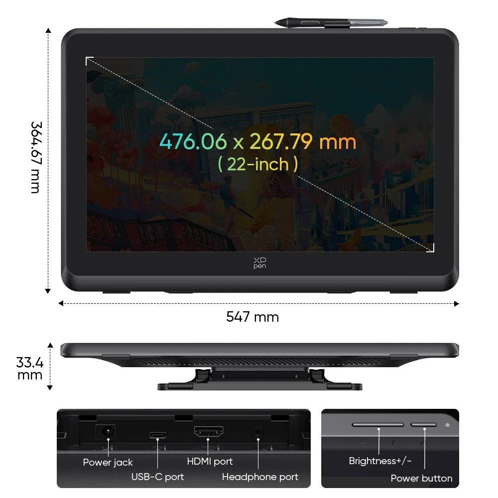 XPPen Artist 22 Plus Pen Display