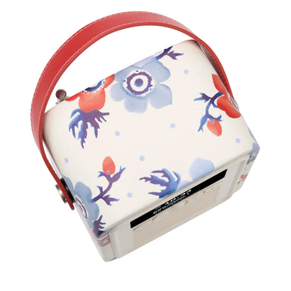 VQ Retro Mini DAB Radio Emma Bridgewater Anemone Bluetooth Alarm 60 Presets