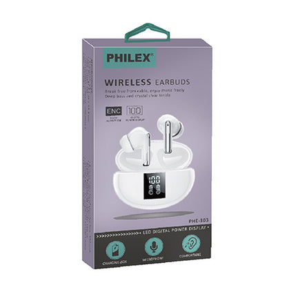 Sansai TWS Wireless Bluetooth Earbuds (White)