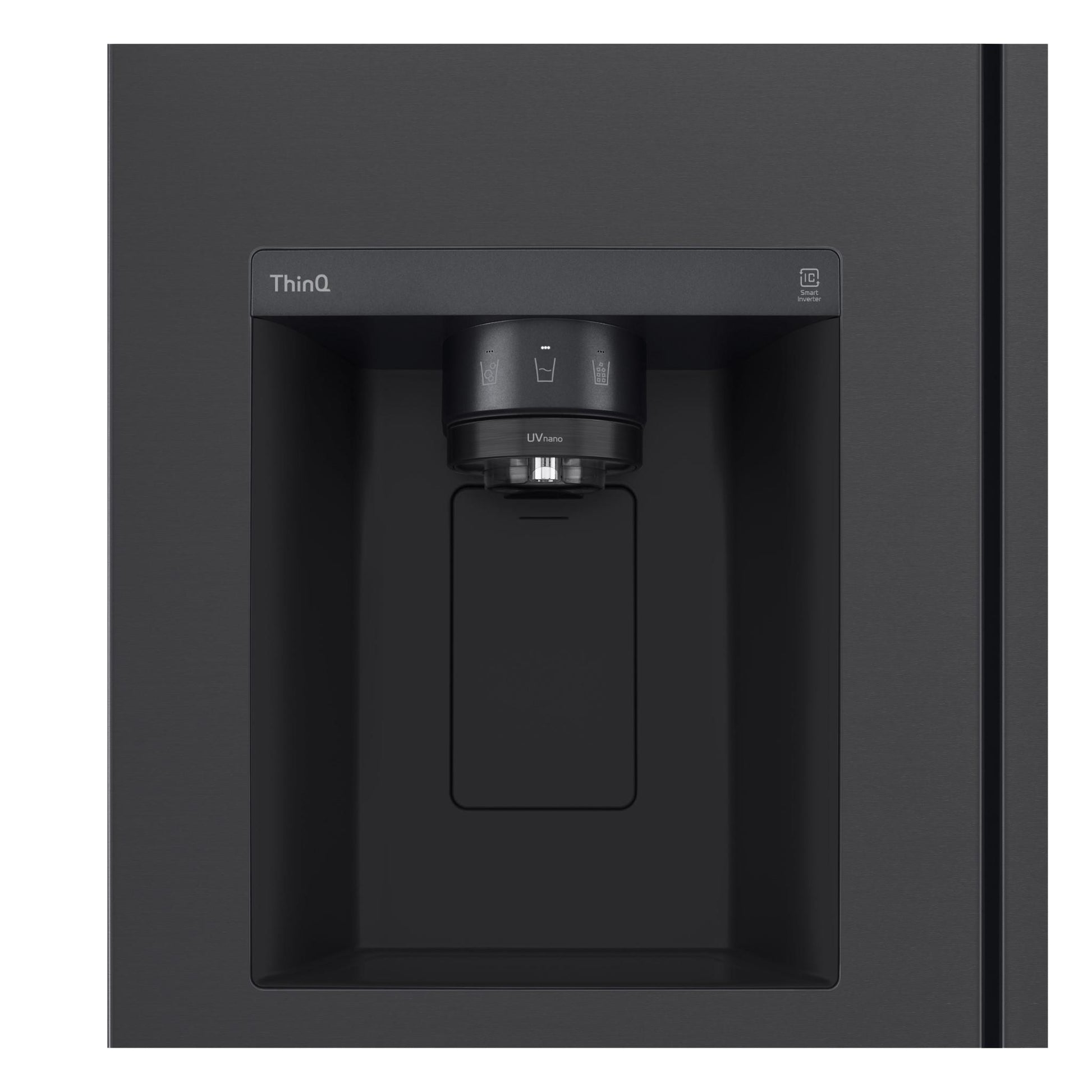 LG GS-L600MBL 635L Side by Side Fridge (Matte Black)