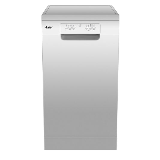 Haier HDW10F1S1 10 Place Compact Freestanding Dishwasher (Silver)