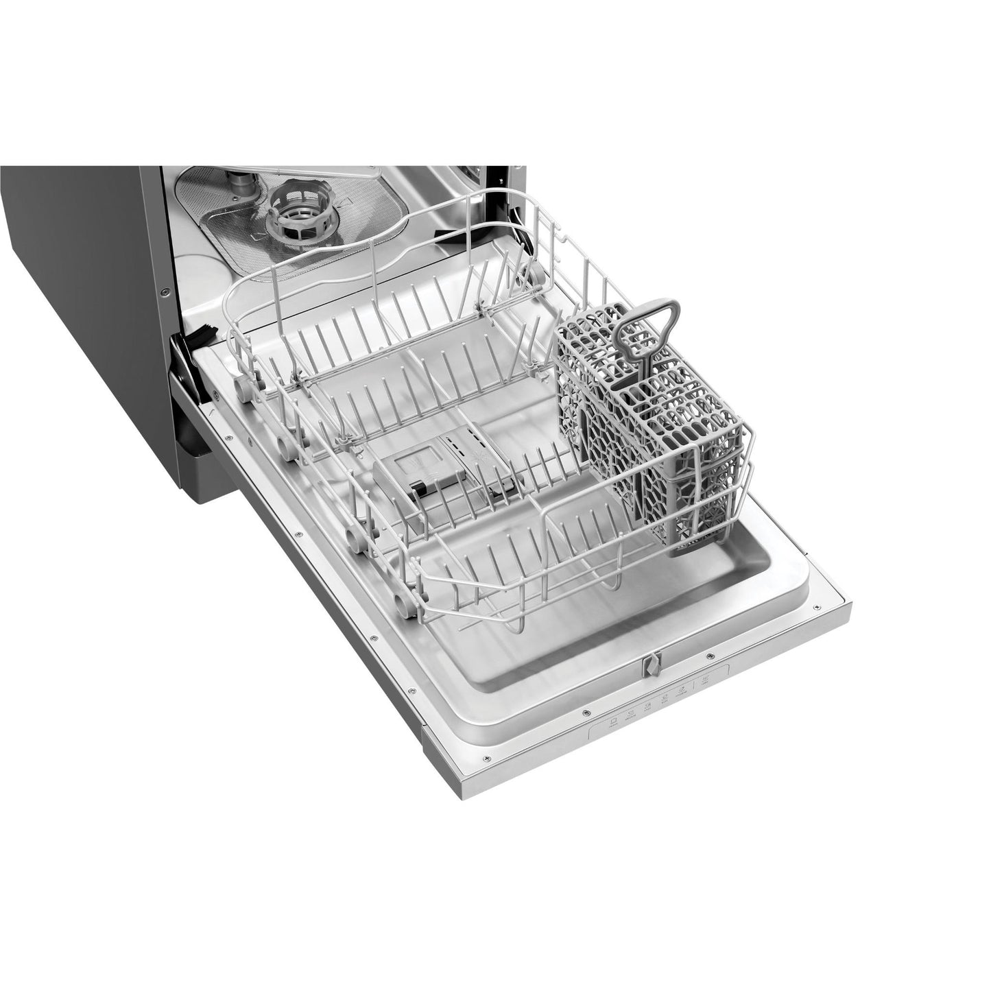 Haier HDW10F1S1 10 Place Compact Freestanding Dishwasher (Silver)
