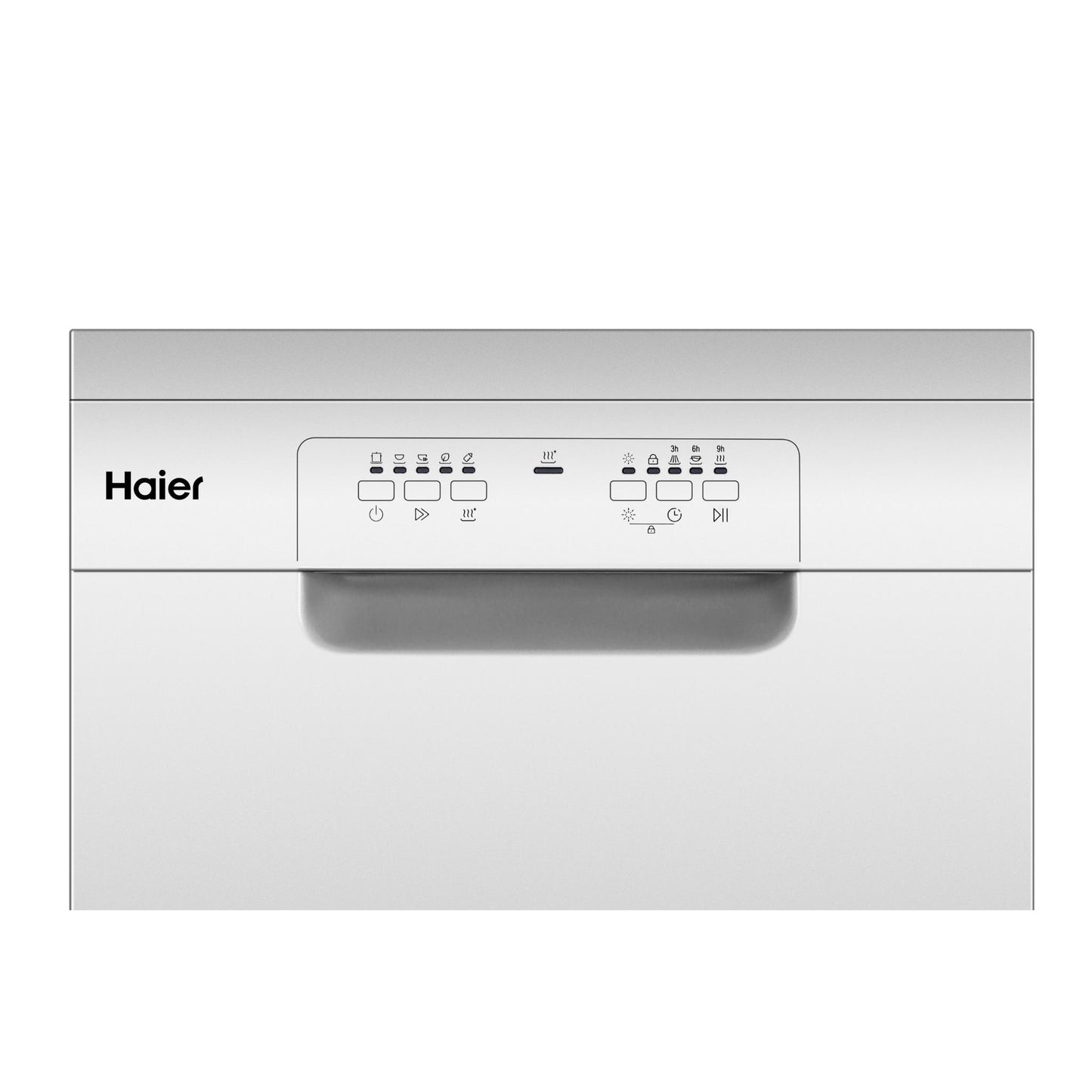 Haier HDW10F1S1 10 Place Compact Freestanding Dishwasher (Silver)