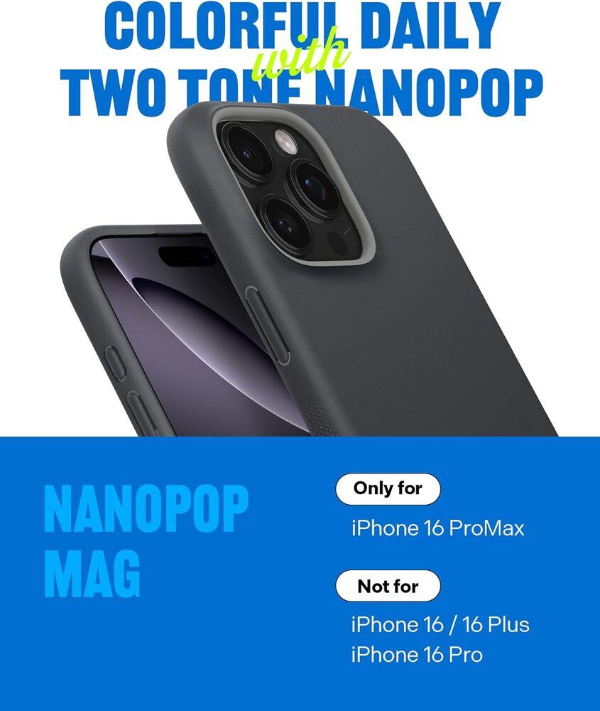Spigen Apple iPhone 16 Pro Max Nano Pop Mag Case - Black Sesame