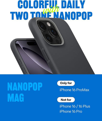 Spigen Apple iPhone 16 Pro Max Nano Pop Mag Case - Black Sesame