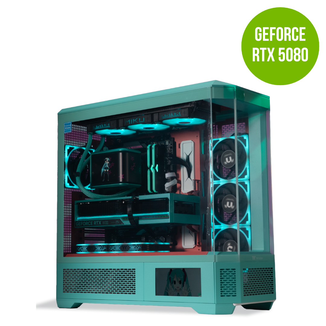Thermaltake TT x ASUS Hatsune MIKU Limited Edition Gaming Desktop PC (AMD 7800X3D / RTX 5080 / 32GB RAM)