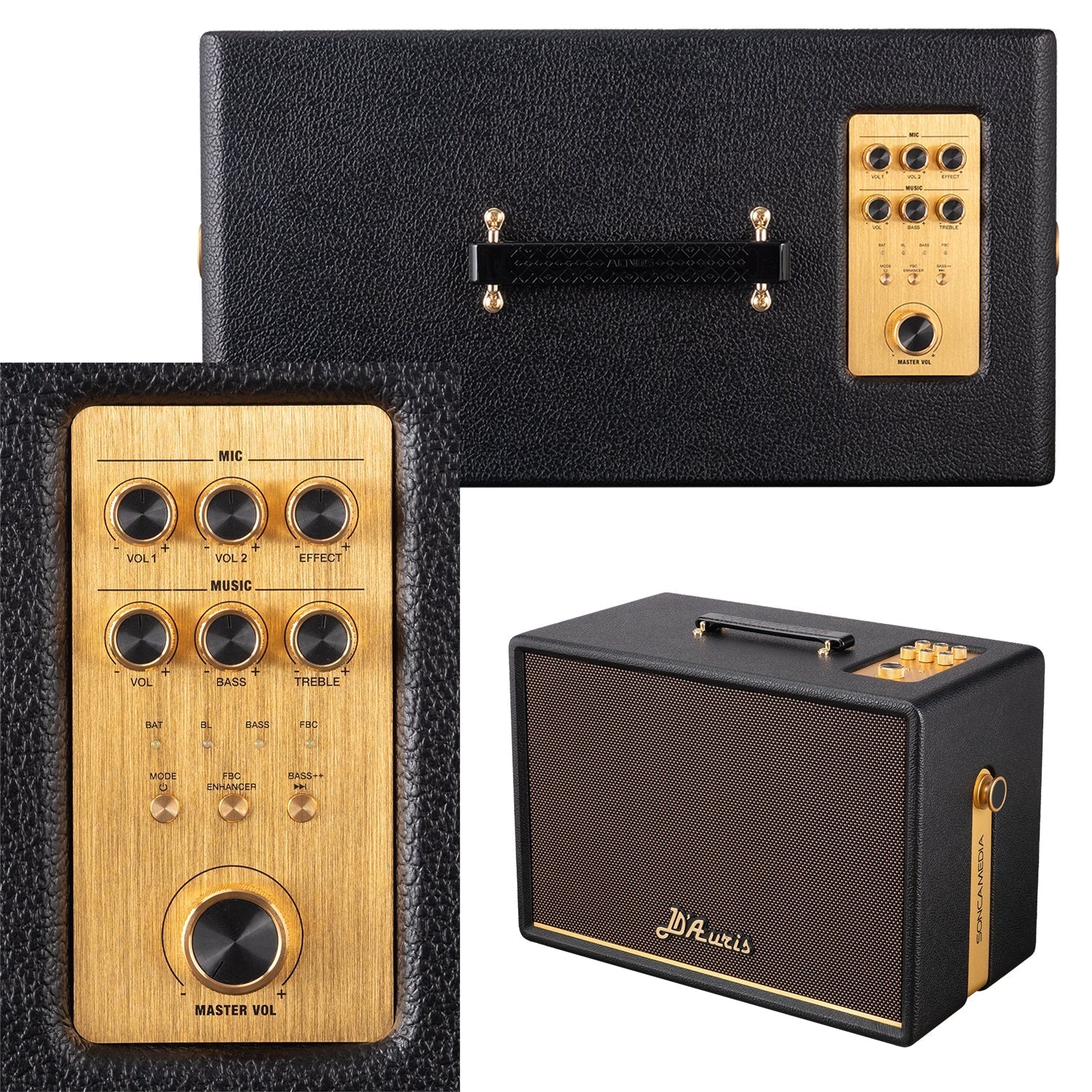 Soncamedia D’Auris 300 Karaoke System | 200W RMS | Wireless Microphones