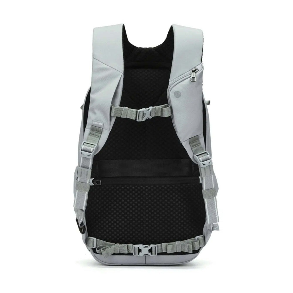 Pacsafe V Tour Anti-Theft RFID Blocking Secure 16" Laptop Backpack Digital Grey