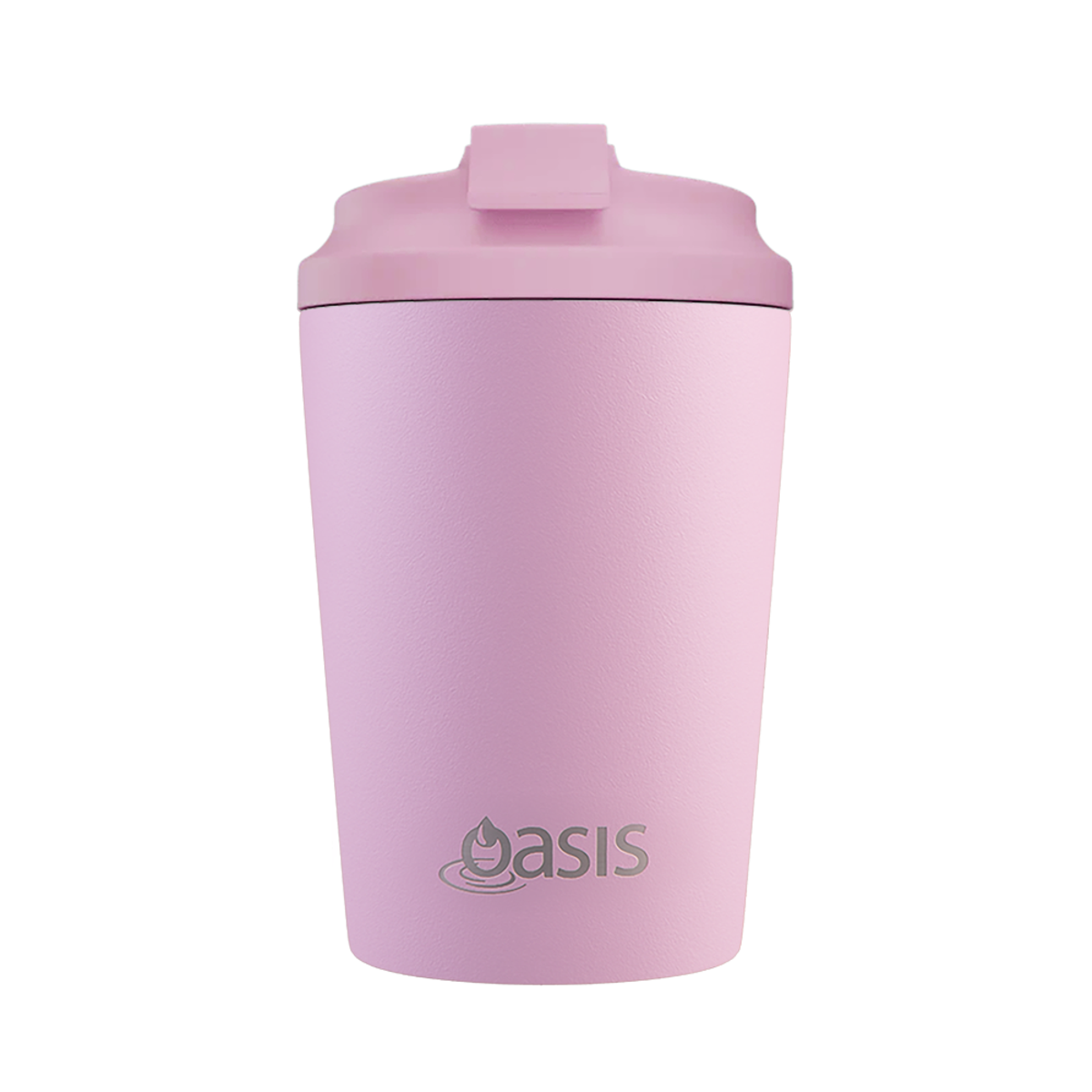 Oasis Ceramic Lined Stainless Steel Double Wall Coffee Cup 360ml - Blush