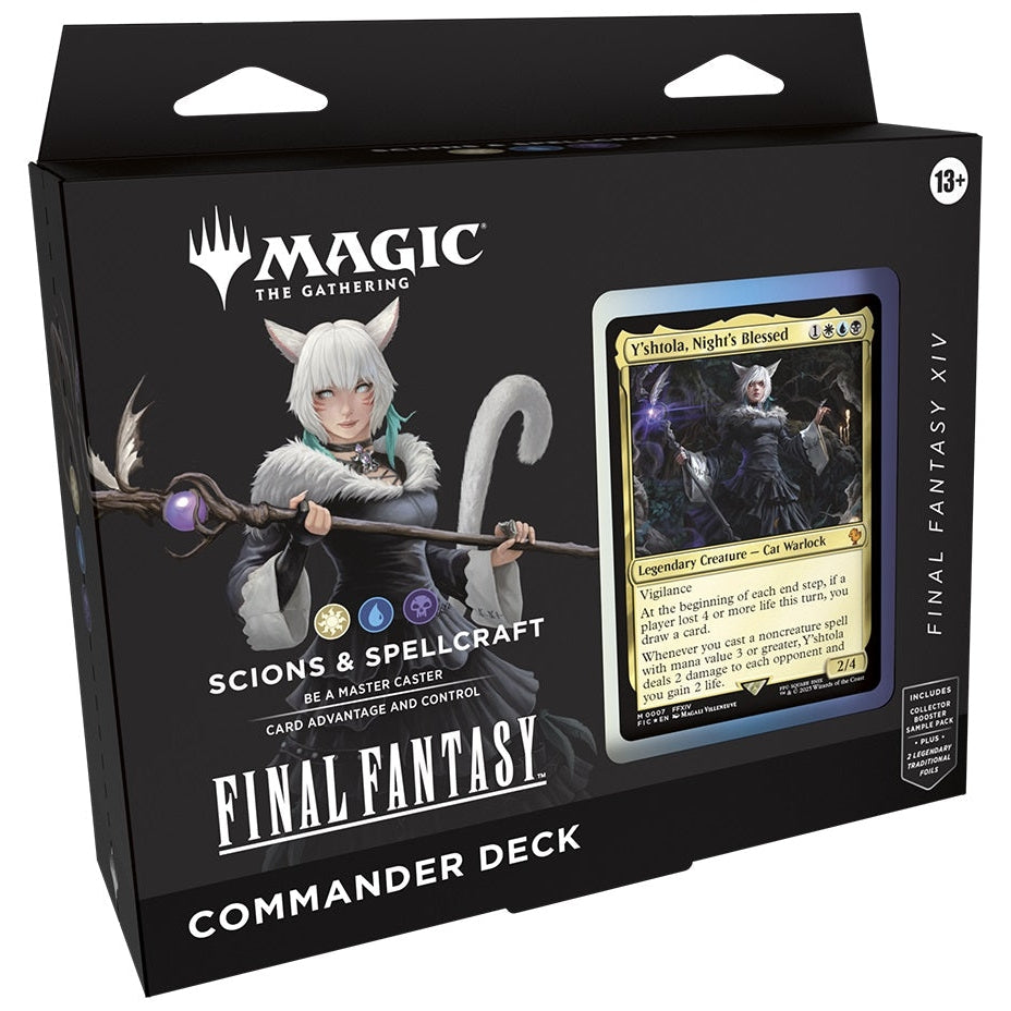 Wizards Of The Coast Magic the Gathering Final Fantasy Commander Decks 4 Decks Per Display