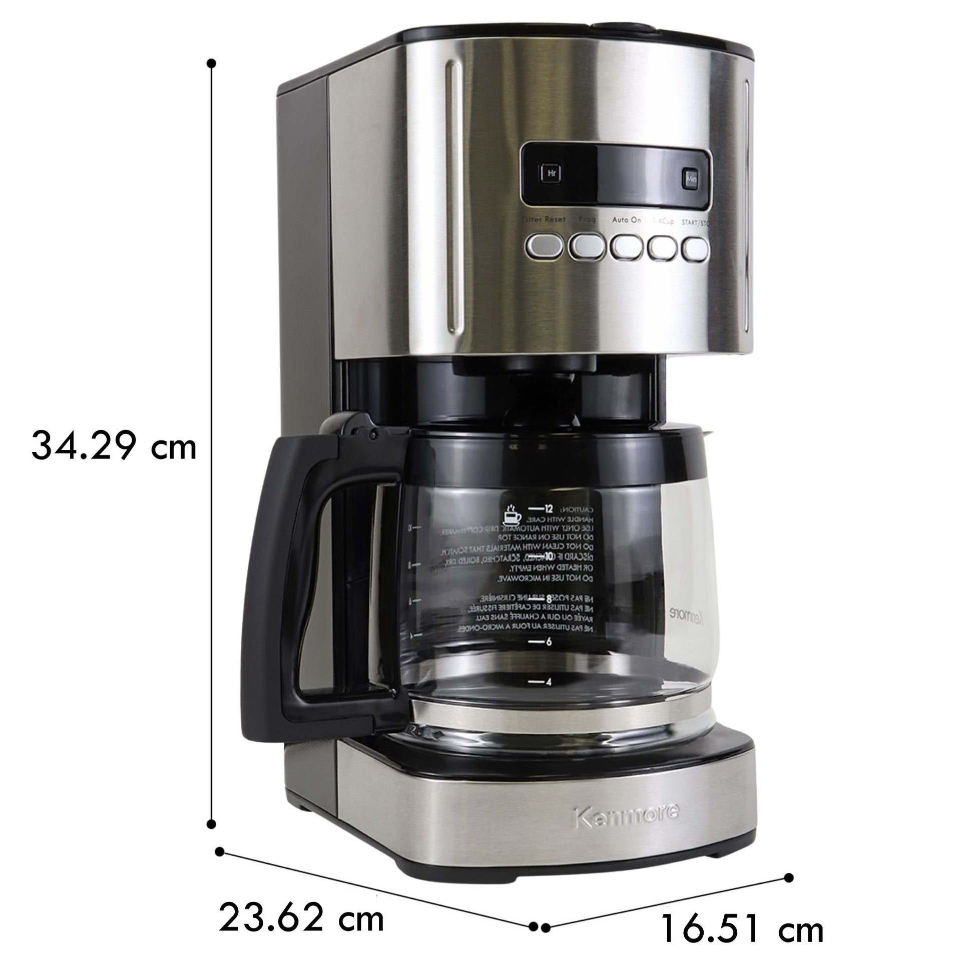 Kenmore Drip Coffee Maker 12-Cup Black