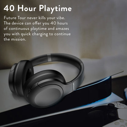 HiFuture FutureTour Noise Cancelling Headphones (Black)