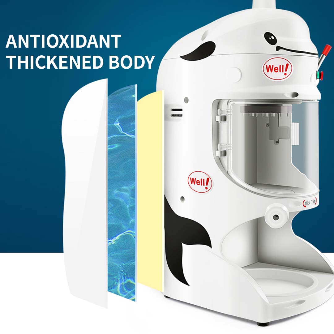 Soga Automatic Ice Shaver Crusher Machine 350W