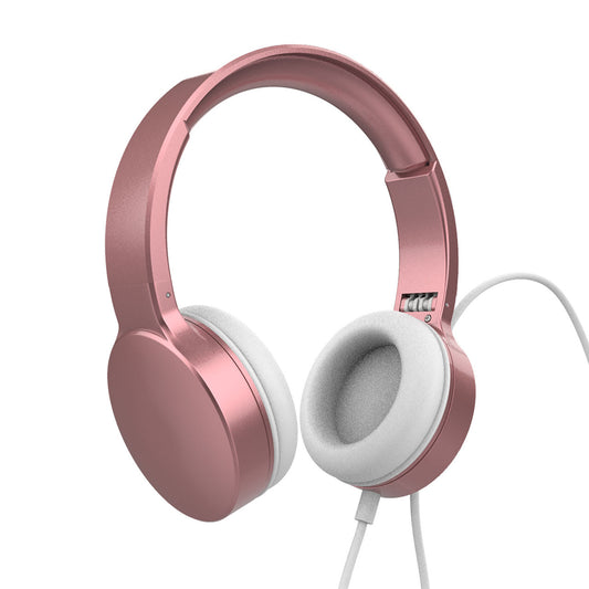 Laser Wired Headphones (Rose Gold)
