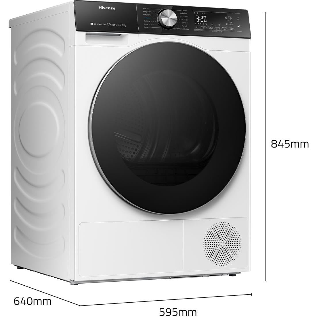 Hisense HDF5S90H Series 5 9kg Heat Pump Dryer