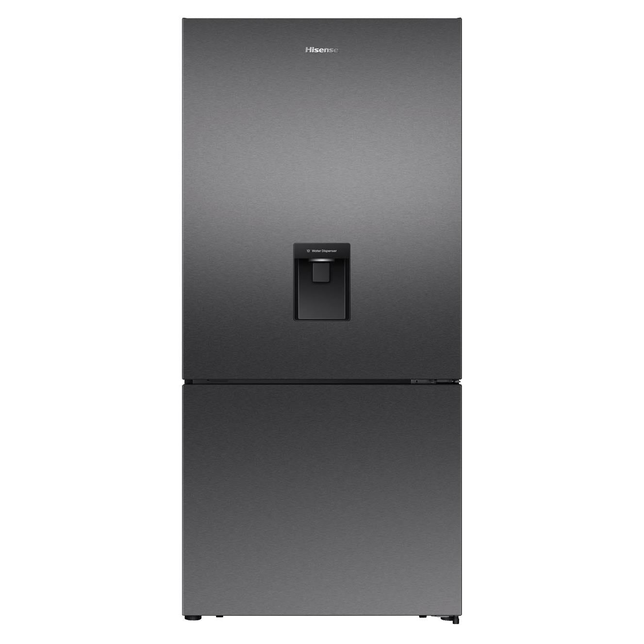 Hisense HRBM500TBW 500L PureFlat Bottom Mount Fridge (Dark Stainless Steel)