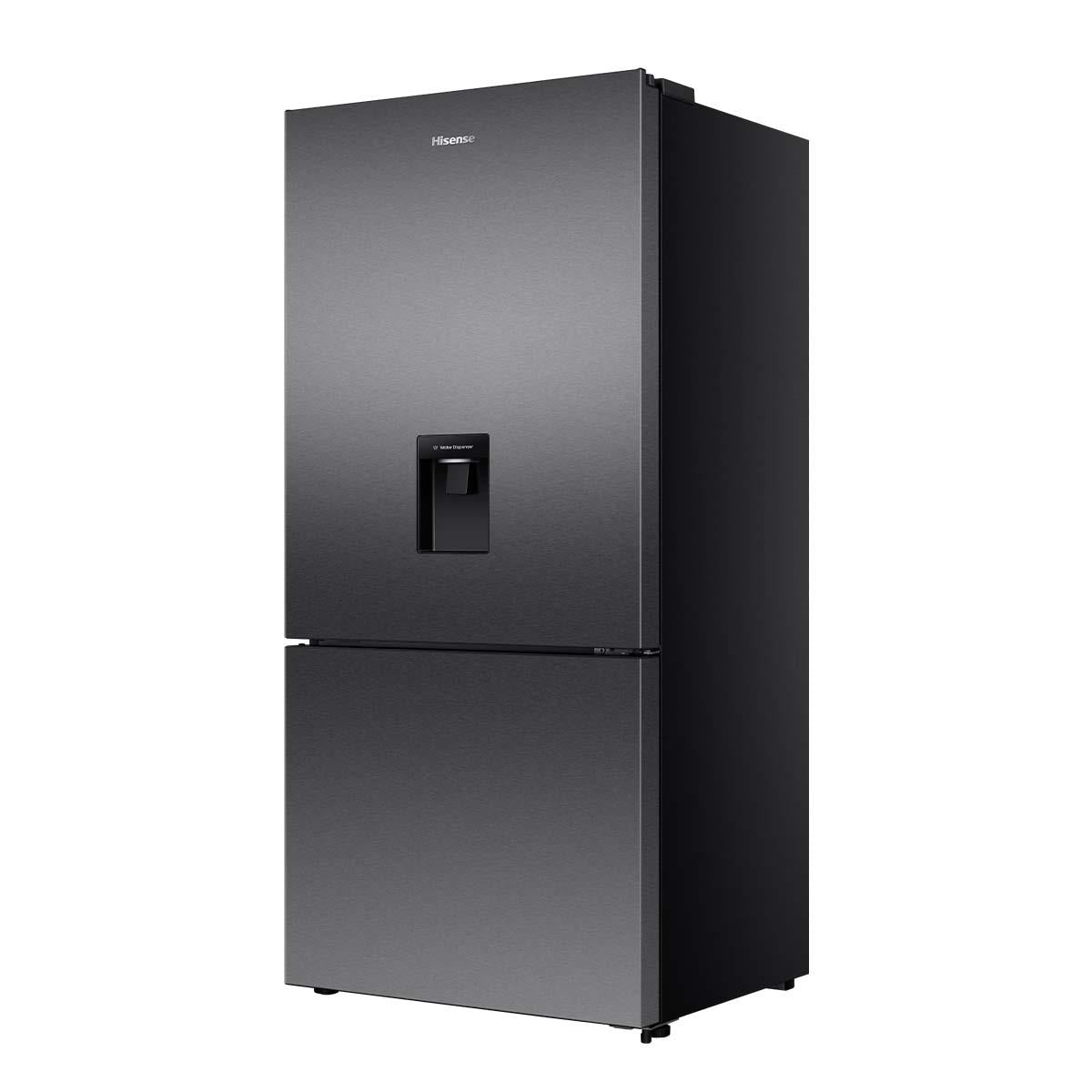 Hisense HRBM500TBW 500L PureFlat Bottom Mount Fridge (Dark Stainless Steel)