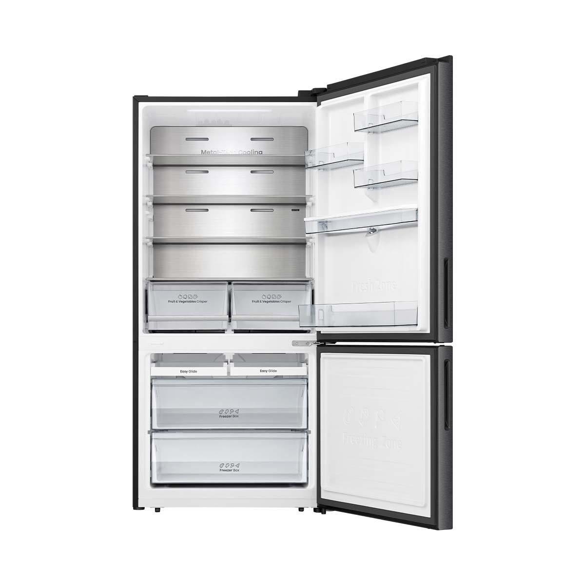 Hisense HRBM500TBW 500L PureFlat Bottom Mount Fridge (Dark Stainless Steel)