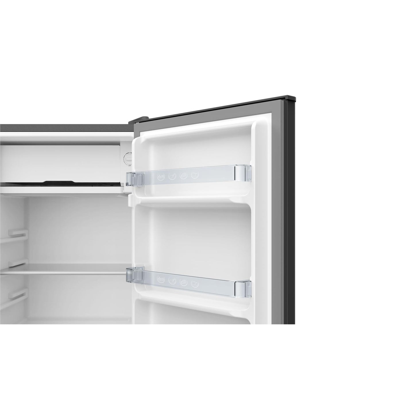 CHiQ CRSR090DB1 90L Retro Style Bar Fridge (Black)