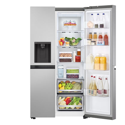 LG GS-L600PL 642L Side by Side Fridge (Stainless)