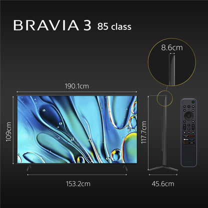 Sony 85" BRAVIA 3 4K HDR LED Google TV