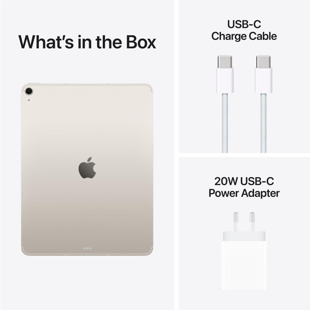 Apple iPad Air 13-inch M4 1TB Wi-Fi + Cellular (Starlight)