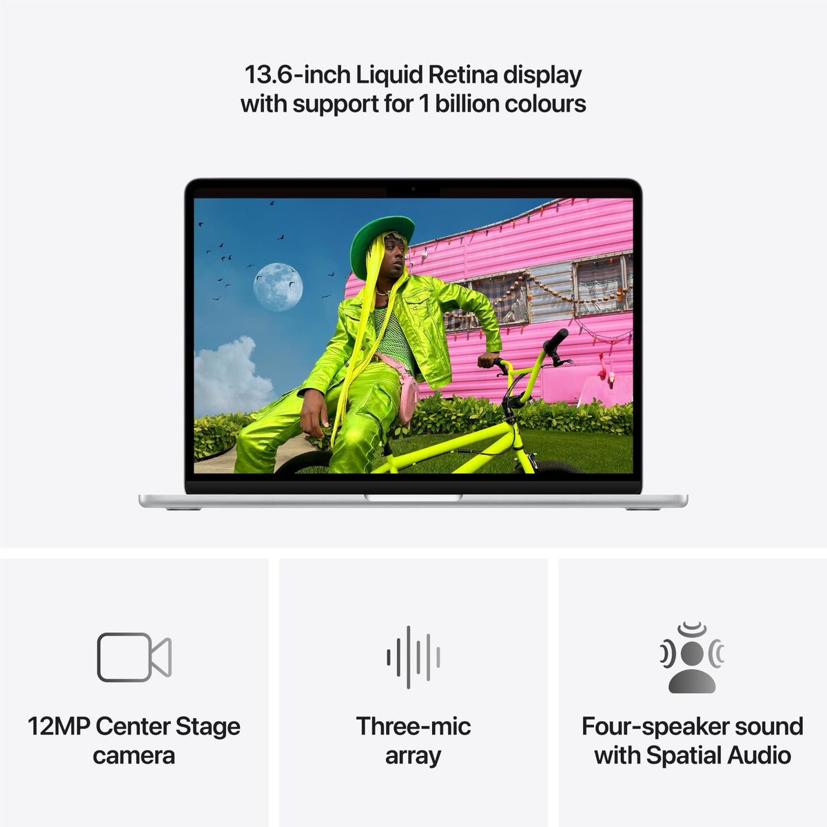 Apple MacBook Air 13-inch with M5 Chip, 512GB/16GB (Silver)