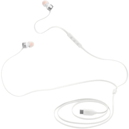 JBL Tune 310C USB-C Wired In-Ear Headphones (White)