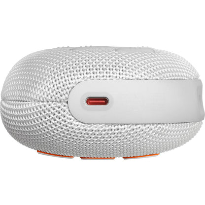 JBL Clip 5 Portable Bluetooth Speaker (White)