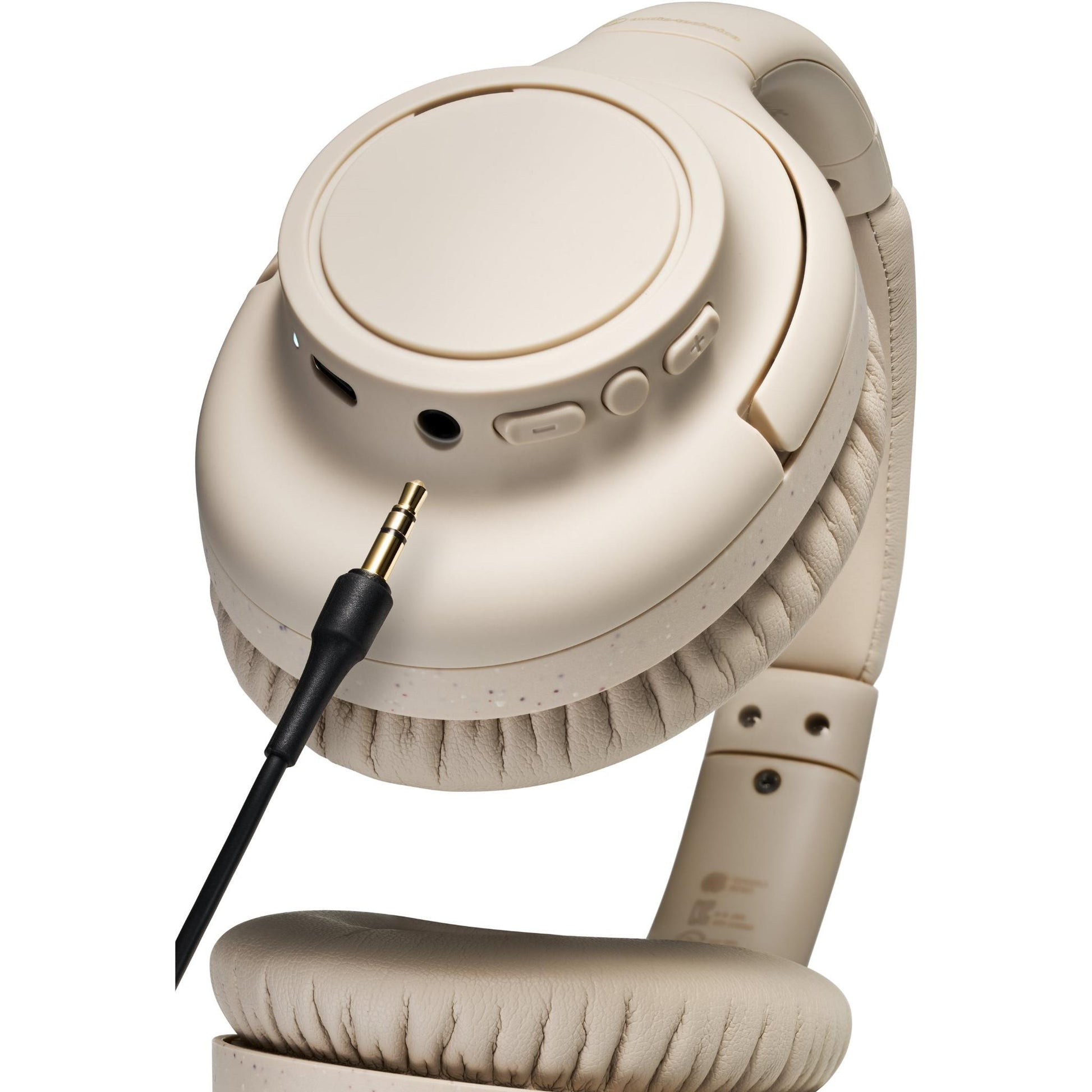 Audio-Technica ATH-S300BT Wireless Noise-Cancelling Over-Ear Headphones (Beige)