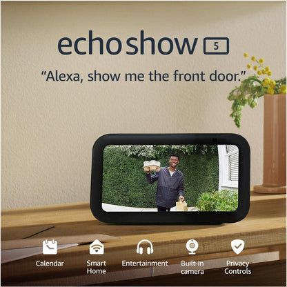 Amazon Echo Show 5 with Alexa [3rd Gen] (Charcoal)