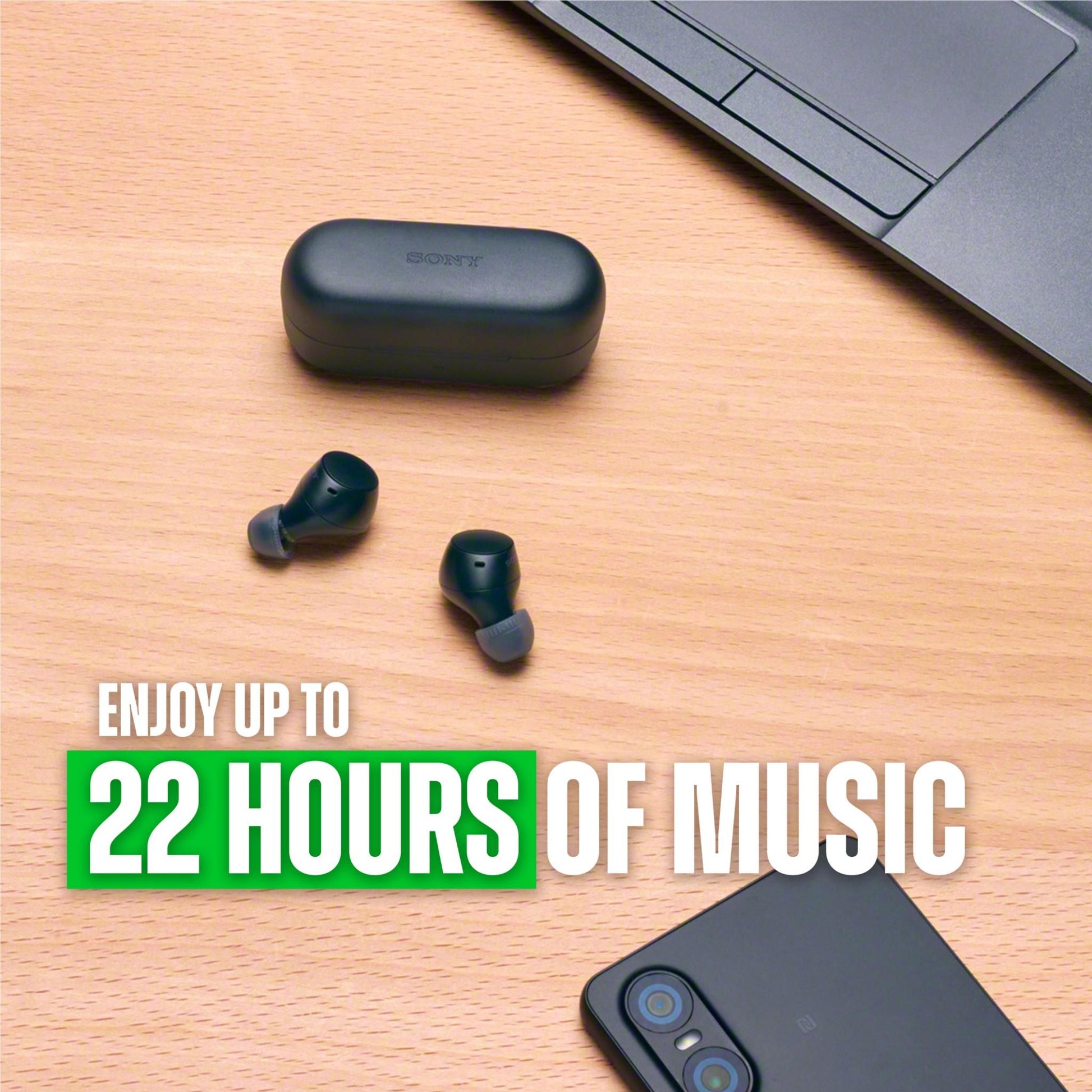 Sony WF-C510 Ultra Compact Truly Wireless In-Ear Headphones (Black)