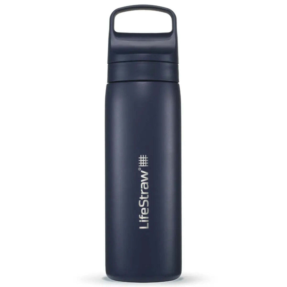 LifeStraw Go 2.0 500ml Stainless Steel Water Filter Bottle Aegean Sea Edition