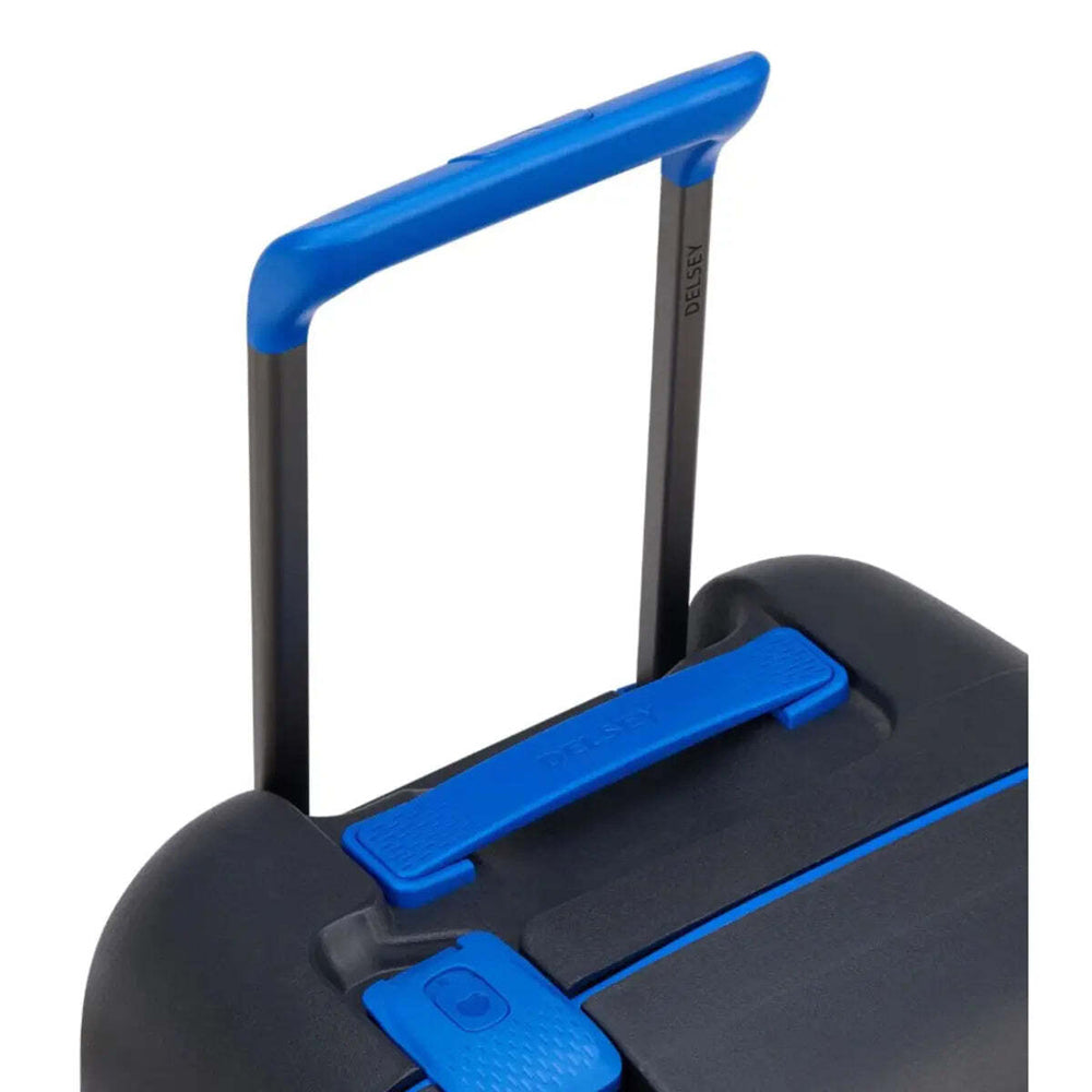 Delsey Moncey 55 cm 4 Wheel Carry-on Suitcase - Black / Blue