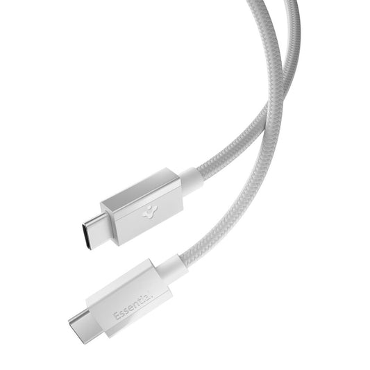 Spigen USB C to USB C 60W 480Mbps EB6015CC 1M Cable (White)