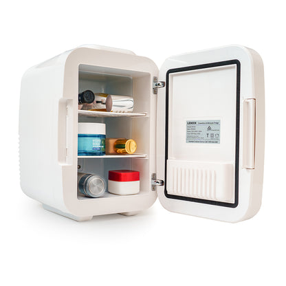Lenoxx 4L Beauty Cosmetic Fridge with Mirror (White)