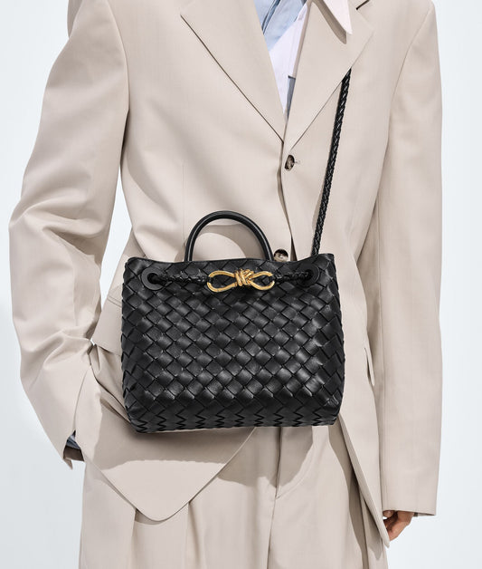 Bottega Veneta Small Andiamo in Black