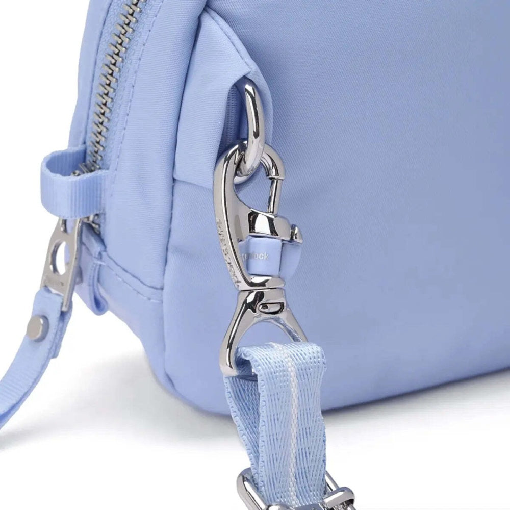 Pacsafe W Anti-Theft RFID Blocking Slashguard Micro Travel Sling Serenity Blue