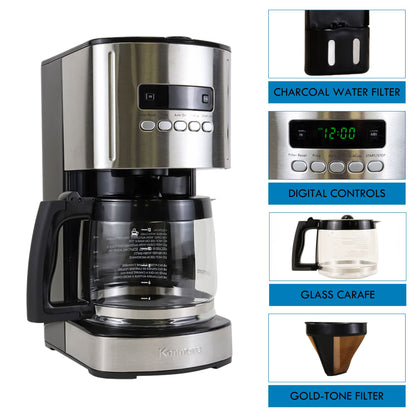 Kenmore Drip Coffee Maker 12-Cup Black