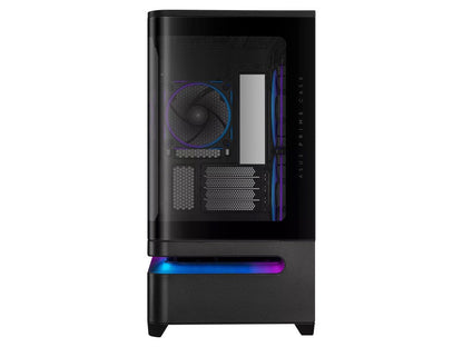 ASUS Prime AP202 ARGB Curved Tempered Glass Mid-Tower Case - Black