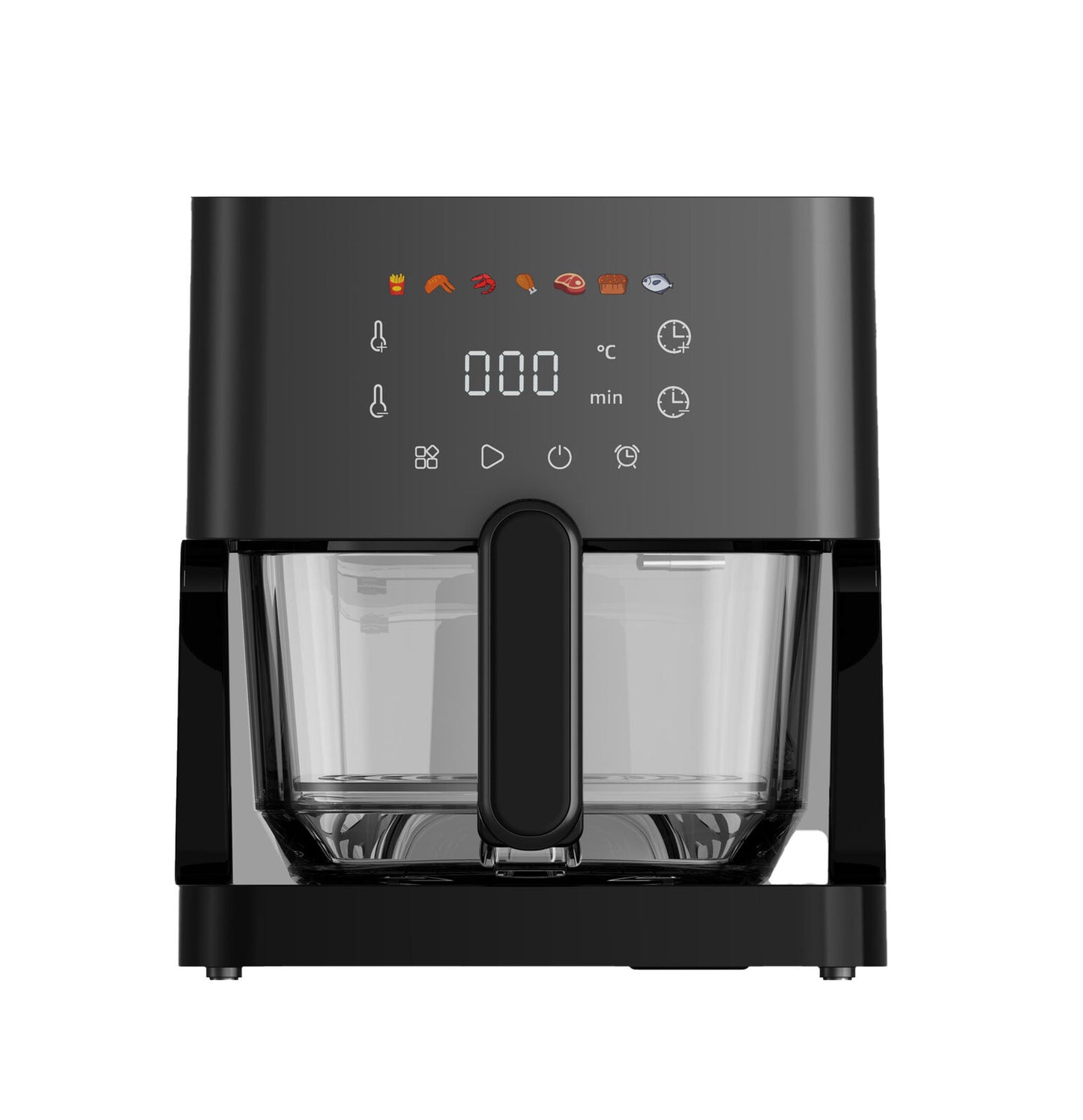 Healthy Choice 1350W 5L Touched Controlled Digital Air Fryer with Glass Basket