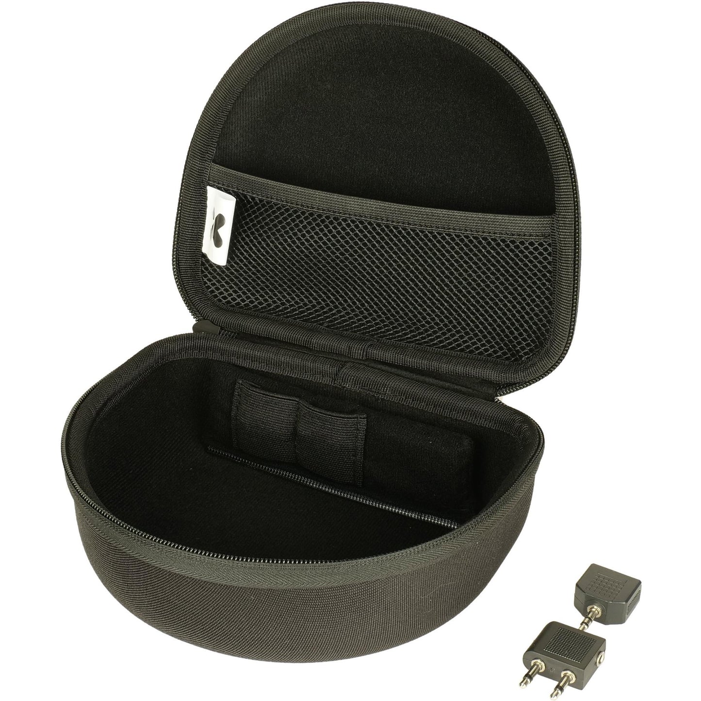 XCD Headphone Case with Airline Adapter & Splitter