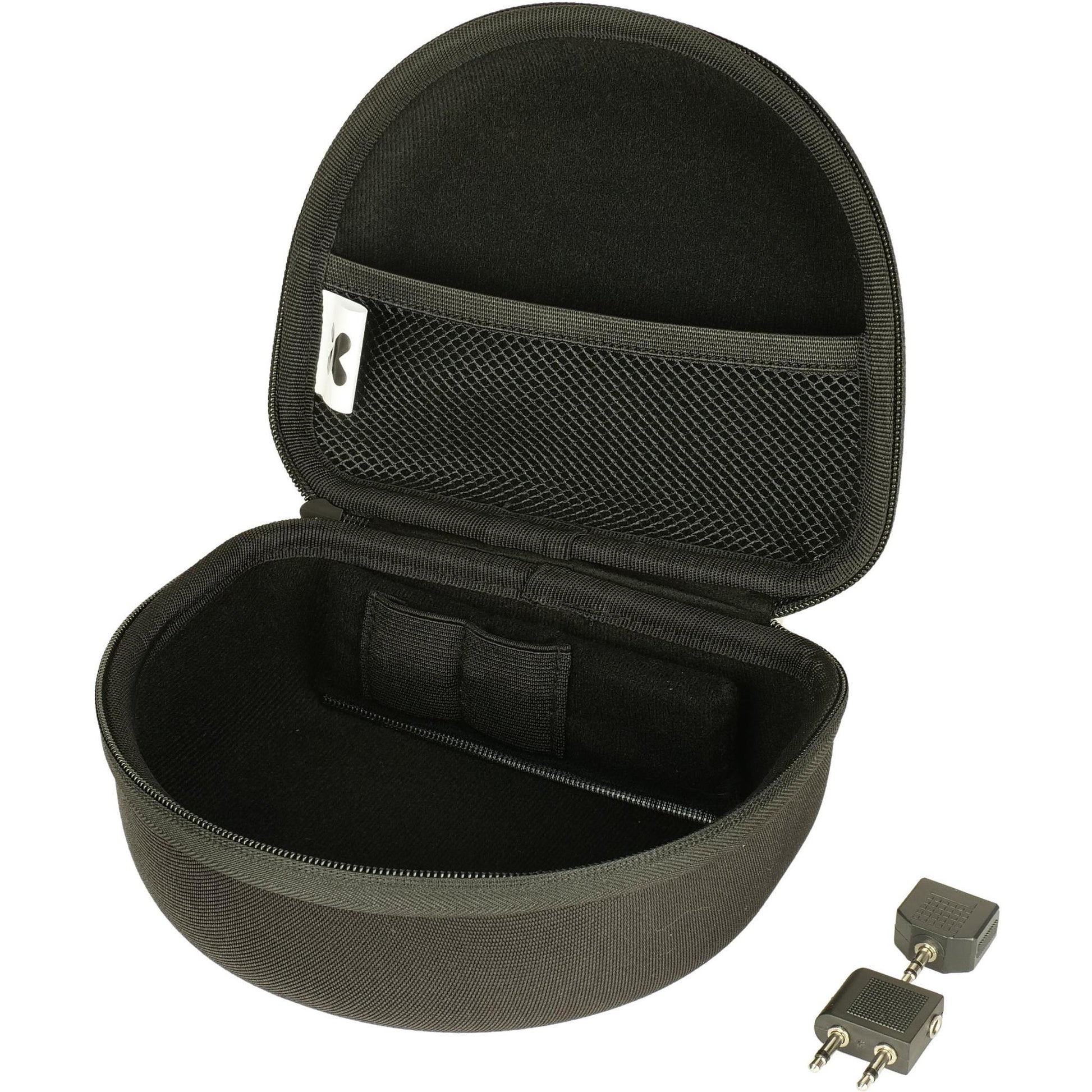 XCD Headphone Case with Airline Adapter & Splitter