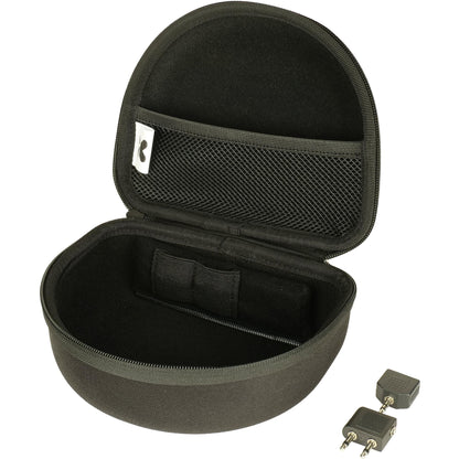 XCD Headphone Case with Airline Adapter & Splitter