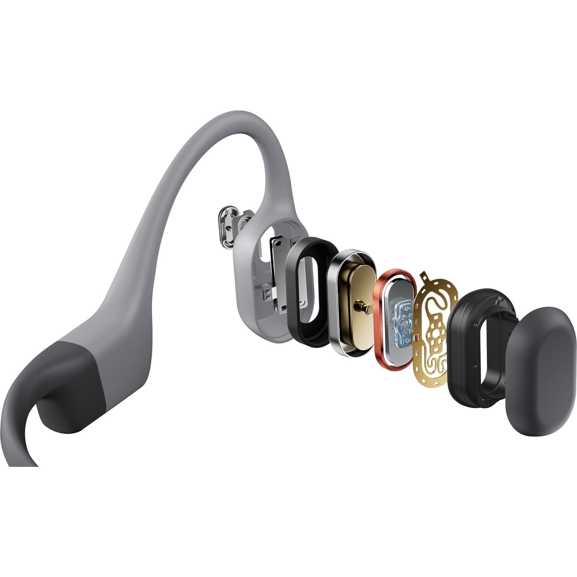 Shokz OpenSwim Pro Open-Ear Headphones (Black/Grey)